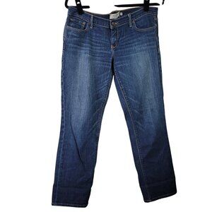 Vintage Abercrombie & Fitch Women's Straight Leg Low Rise Dark Wash Jeans Size 8